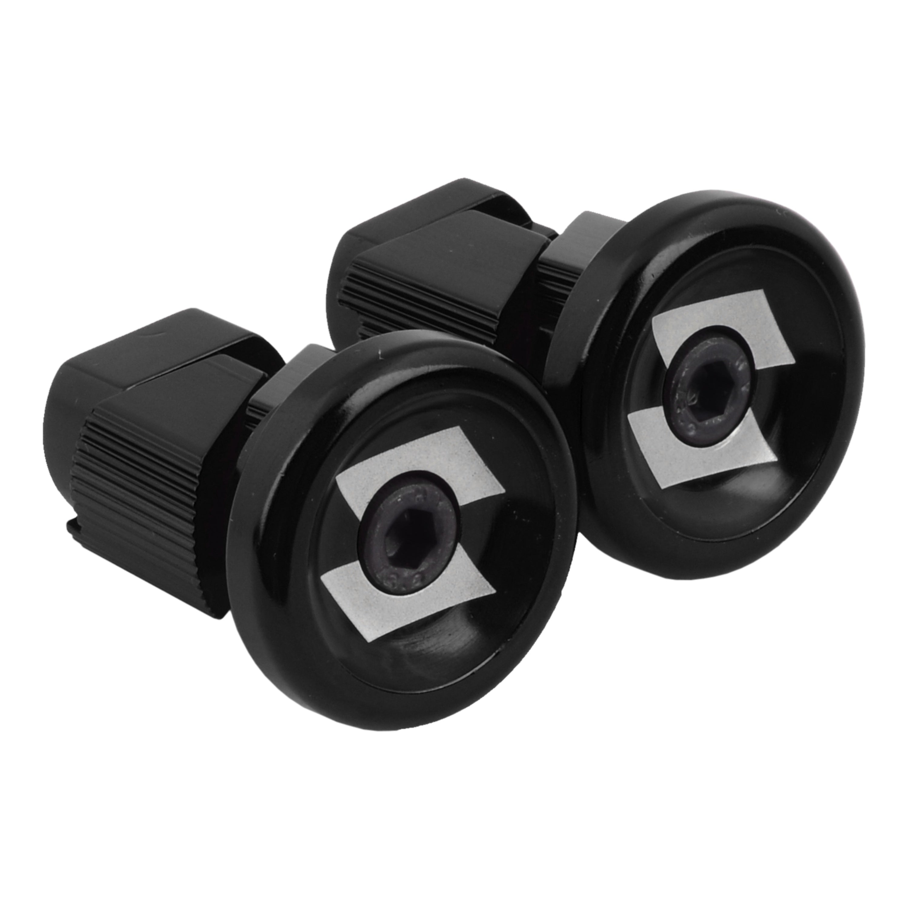 Snafu Stubby Alloy Bar Ends - Black