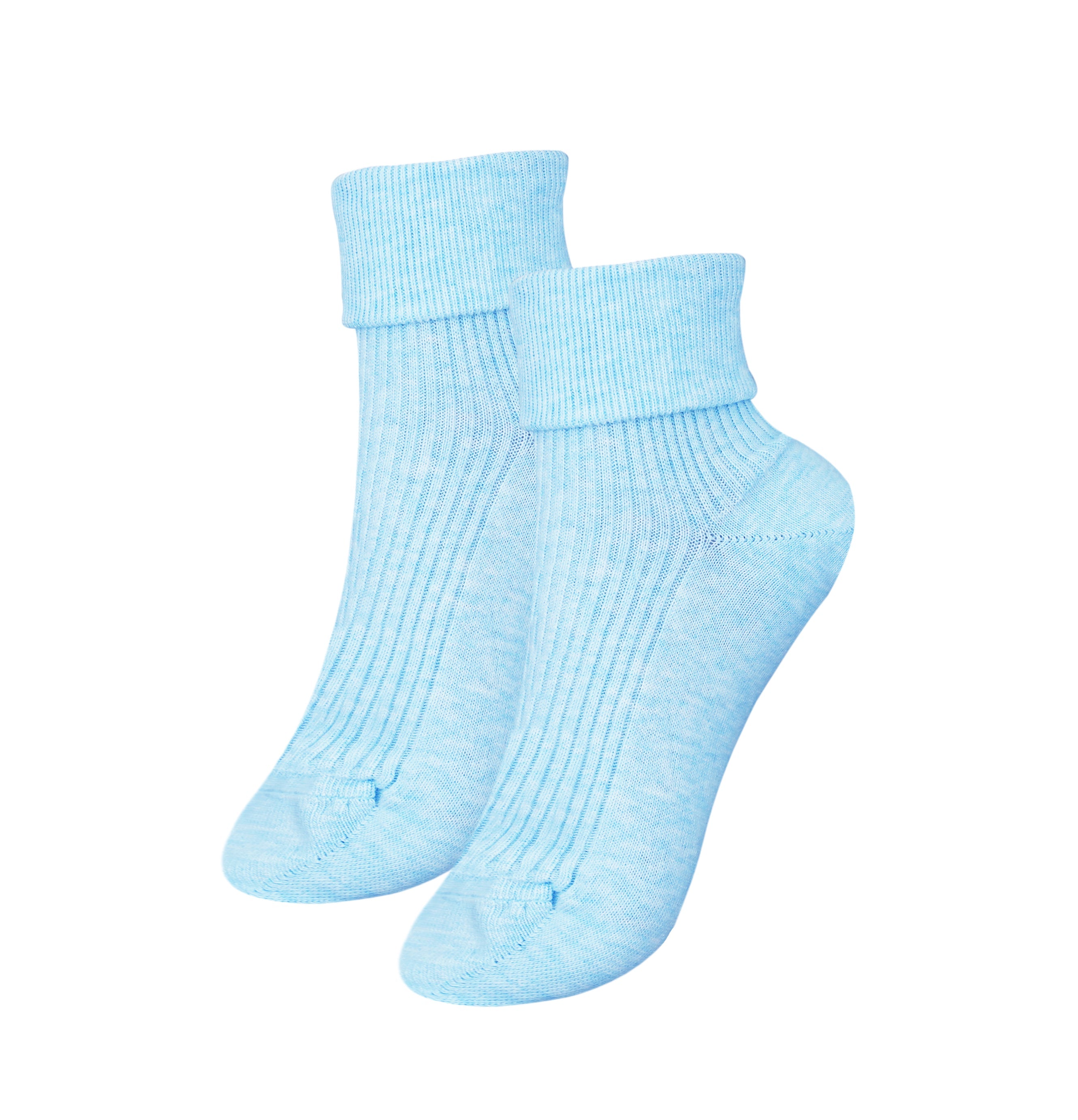 tittimitti tittimitti® 100% Organic Combed Cotton Women's Socks. 1 Pair. Made in Italy. — product on model