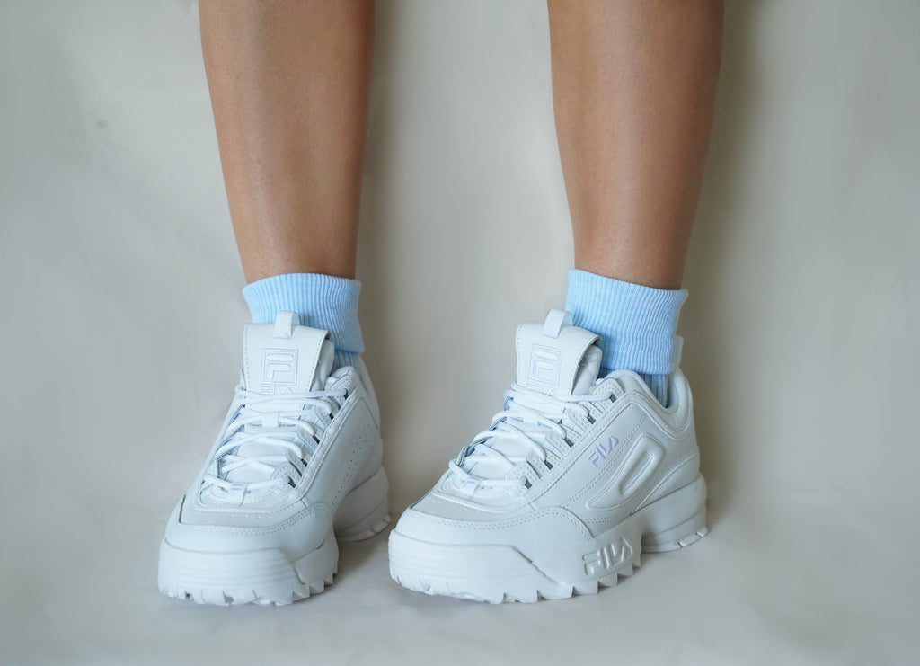 tittimitti tittimitti® 100% Organic Combed Cotton Luxury Women's Socks 3-Pack. Made in Italy. — lifestyle context