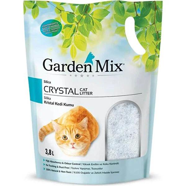 Crystal Cat Litter Garden Mix 3.8L - 100% Natural | High Absorbency