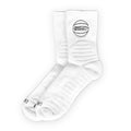 Bigger Than Basketball Basketball Performance Socks - White — main product shot
