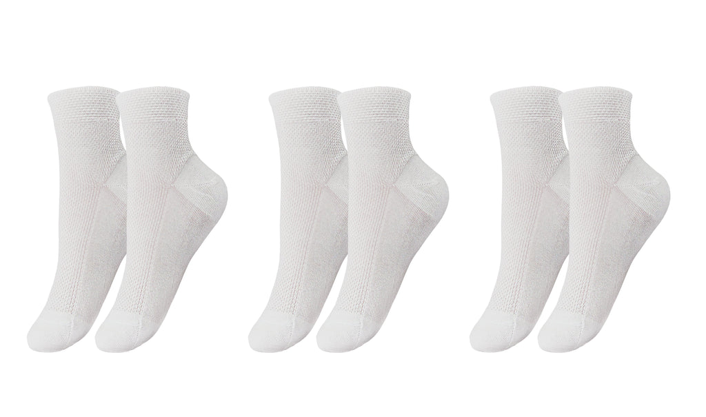 tittimitti tittimitti® 100% Organic Mercerized Cotton "Filo di Scozia" Women's Socks.  3-Pack. Made in Italy. — main product 