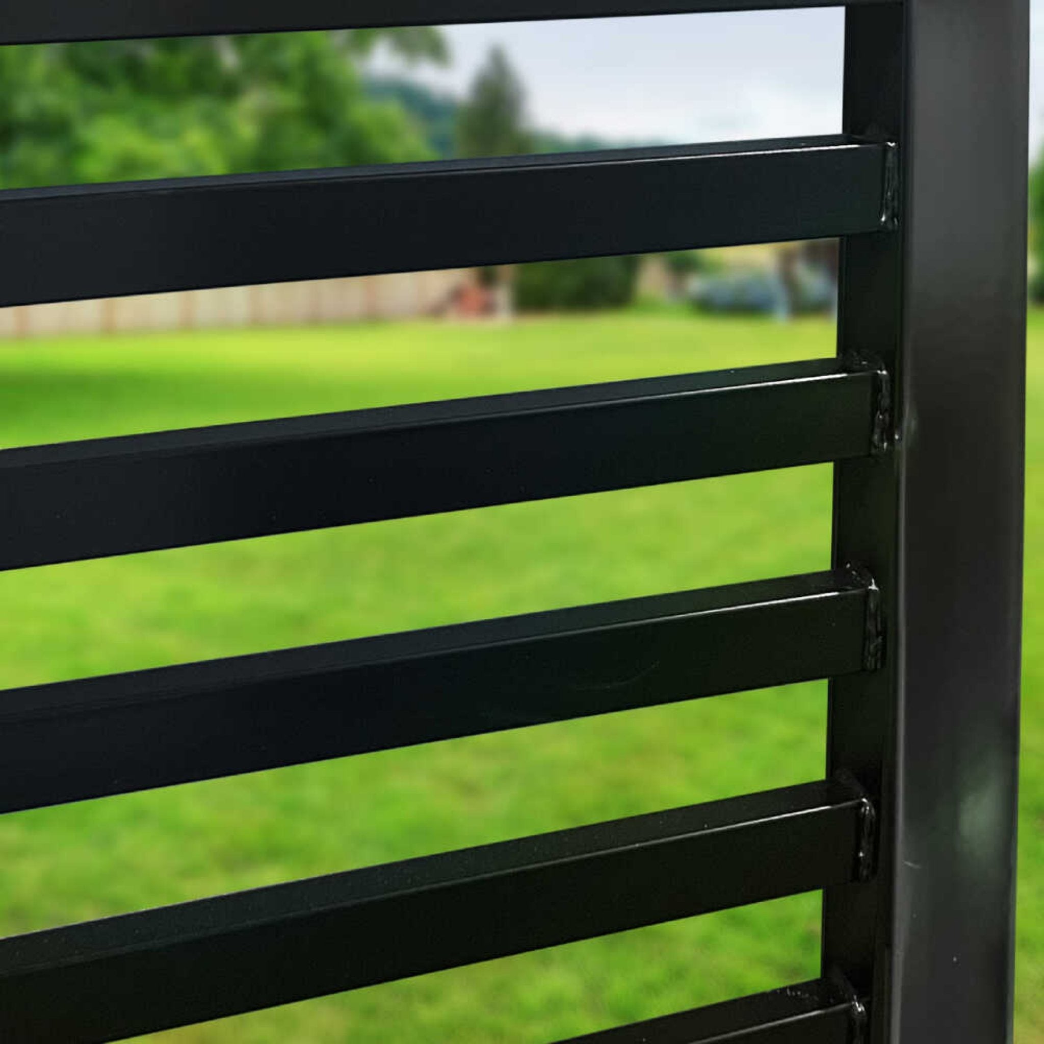 5FT Heavy-Duty Sofia Powder-Coated Galvanized Steel Pedestrian Gate (SAK12567) – SAKSBY WHOLESALE, view 6