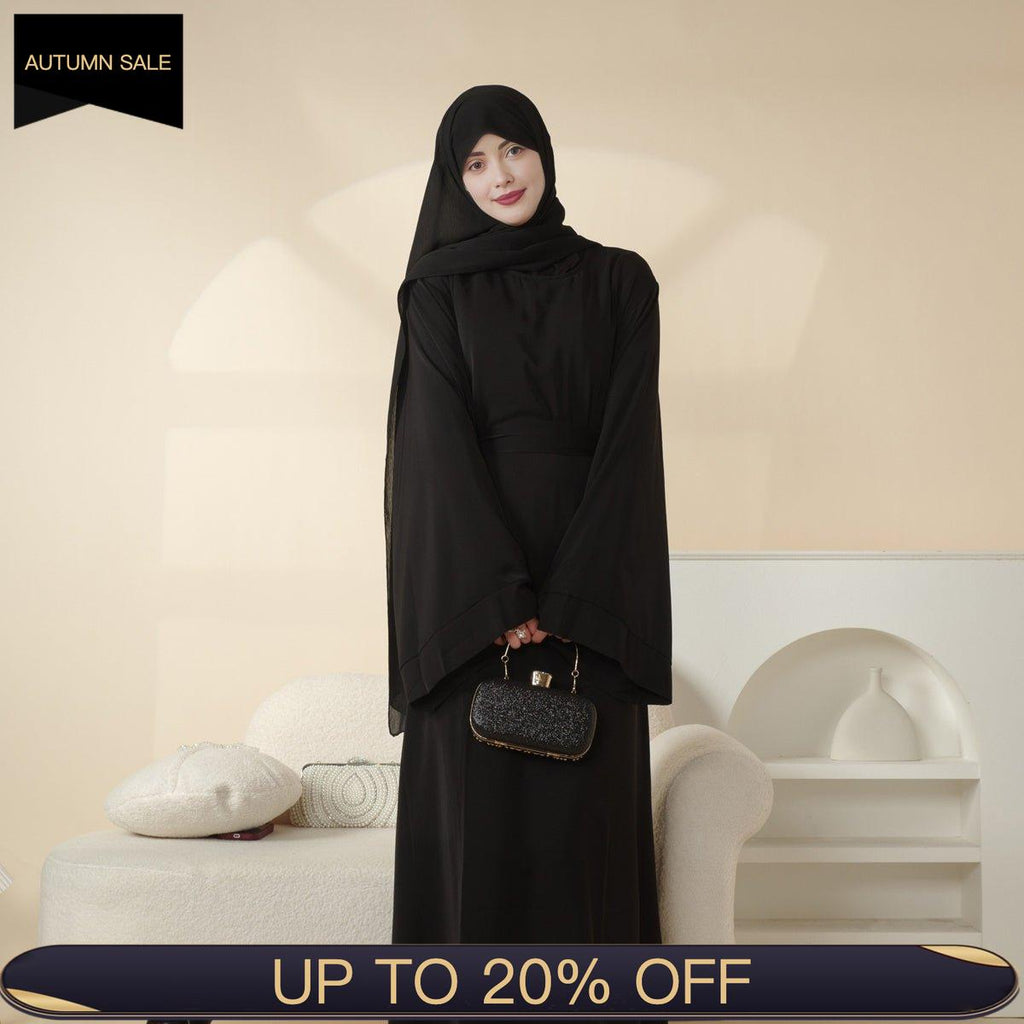 Mariam's Collection Mariam's Collection Soft Nidha Plain Abaya (MA005) — main product shot
