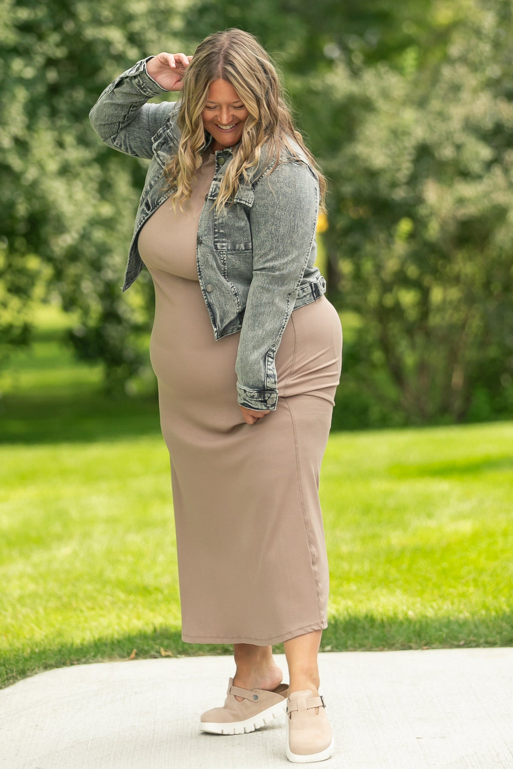 Inherit Co. Sola Knit Maxi Dress - FINAL SALE — product on model