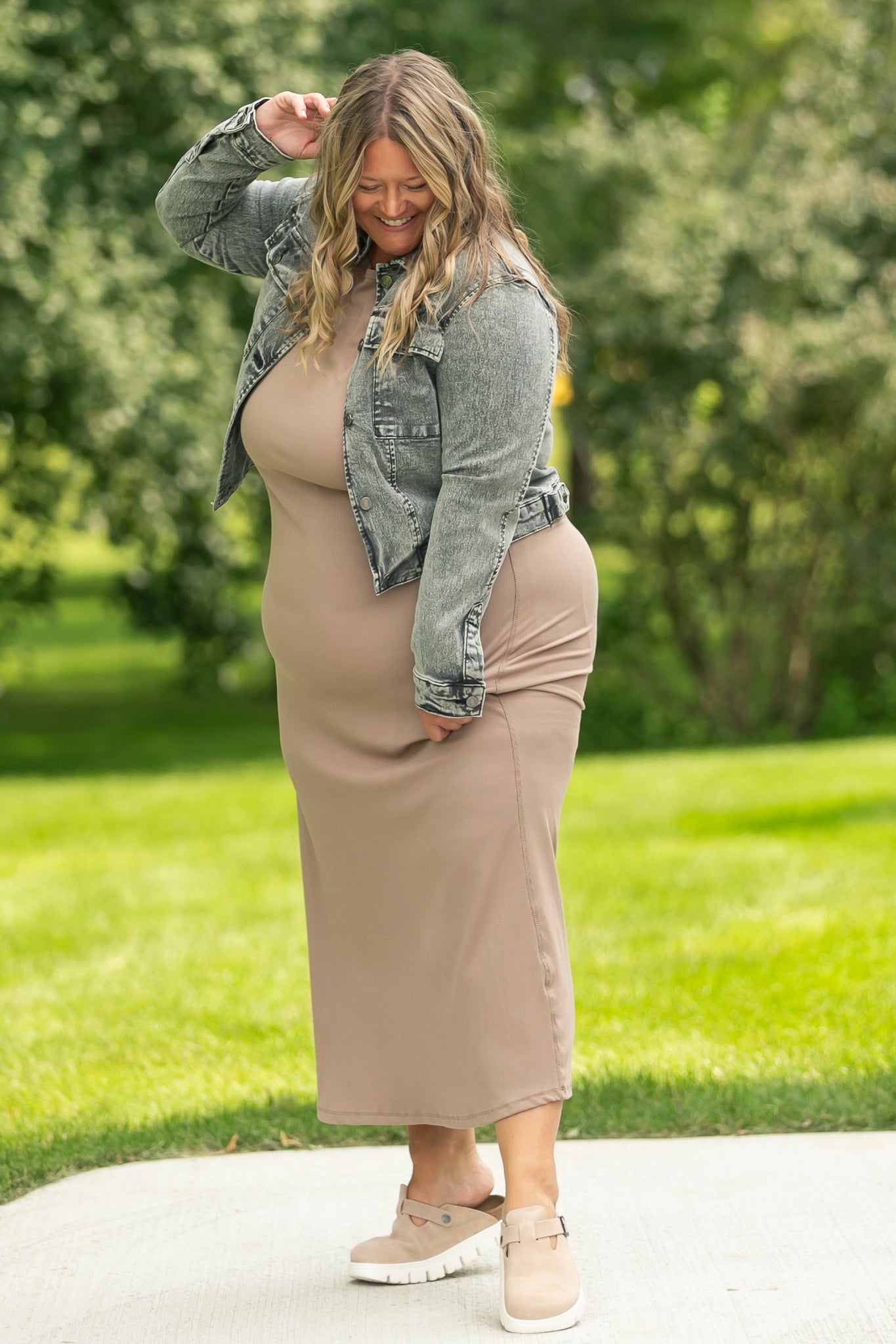 Inherit Co. Sola Knit Maxi Dress - FINAL SALE — product on model