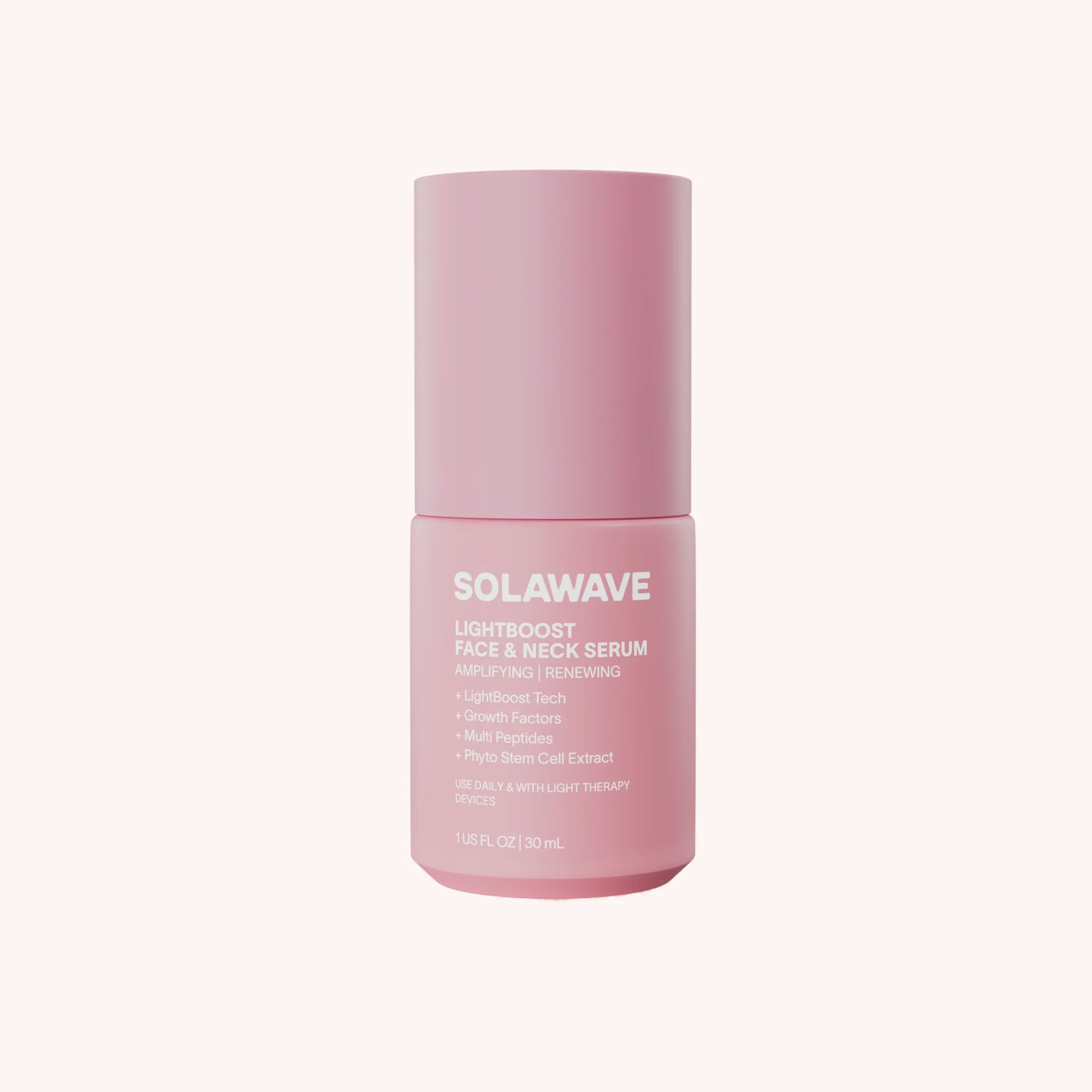 Solawave Light Therapy Boosting Face & Neck Serum — main product shot