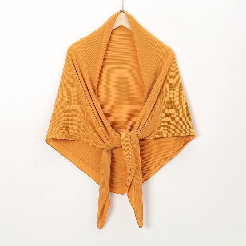 Mariam's Collection Solid Color Crinkle Chiffon Hijab - Lightweight Scarf for Women (MH040) — packaging