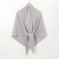 Mariam's Collection Solid Color Crinkle Chiffon Hijab - Lightweight Scarf for Women (MH040) — detail shot 6