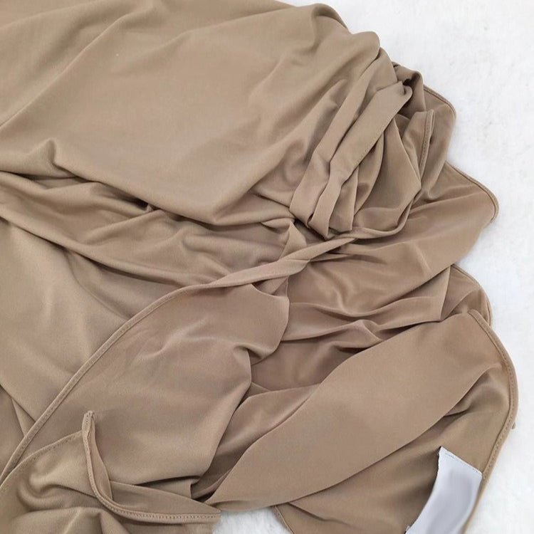 Mariam's Collection Mariam's Collection Solid Color Versatile Minimalist Hijab (MH190) — comparison shot