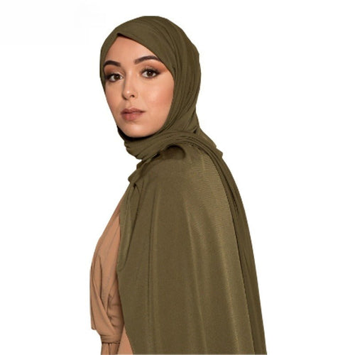 Solid Color Versatile Minimalist Hijab (MH190)