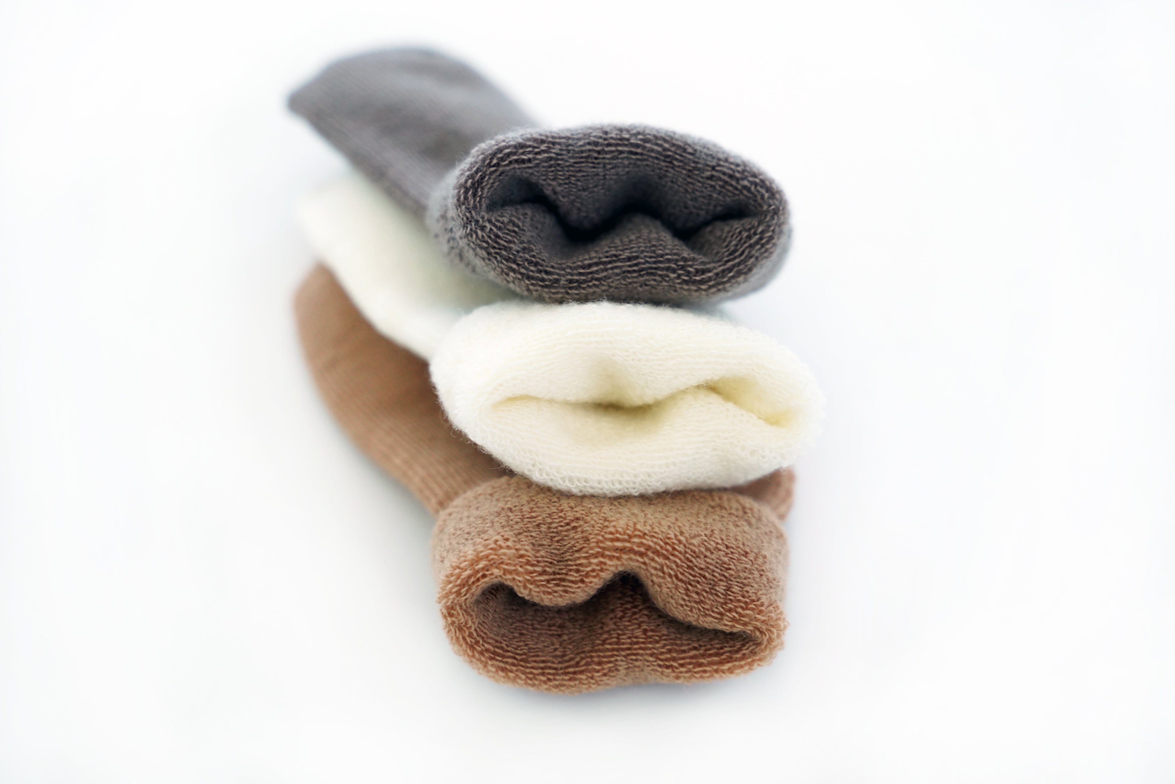 tittimitti tittimitti® 75% Merino Wool Baby Toddler Terry Socks 3-Pack — side view