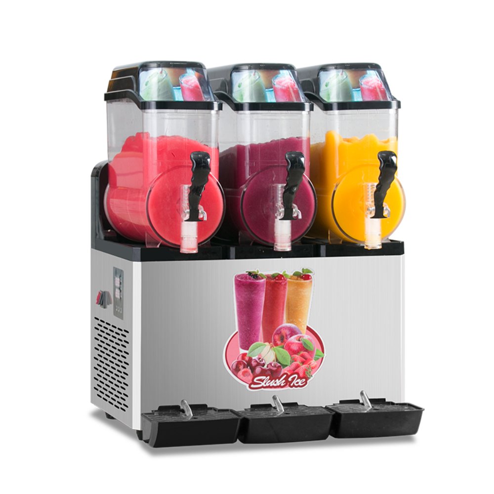 Premium Commercial Stainless Steel Slushy Machine With Triple Tank Advance Cooling, 45L (SAK52258) – SAKSBY WHOLESALE, view 7