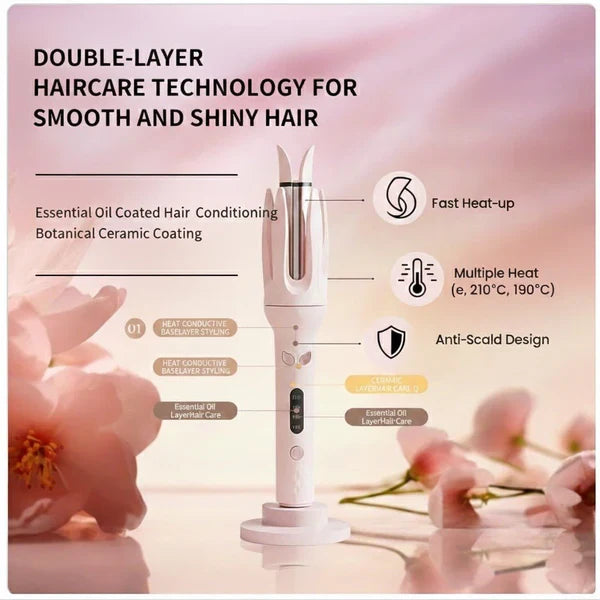 SORI STYLE Automatic Hair Curler — in-use photo