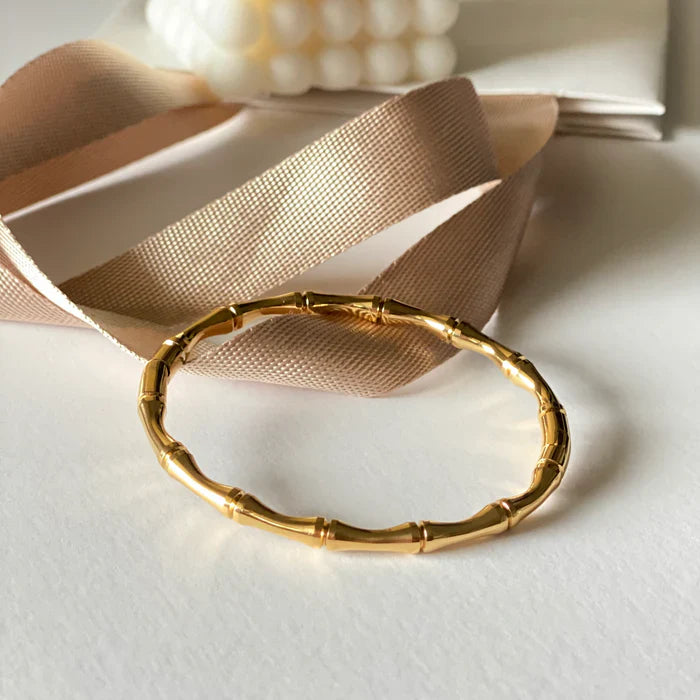 SORI STYLE Bamboo Cuff Bangle Bracelet - Sori Style — lifestyle context