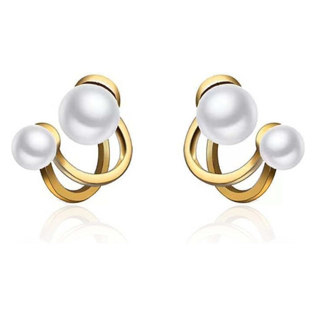 SORI STYLE Double Pearl Stud Earring - Sori Style — main product shot