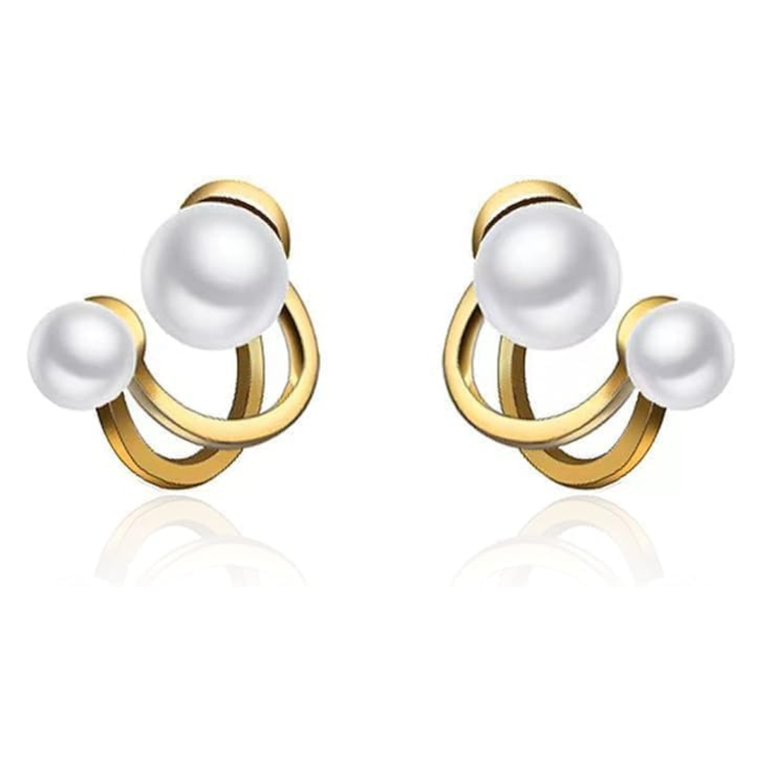 SORI STYLE Double Pearl Stud Earring - Sori Style — main product shot
