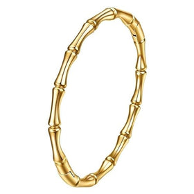 Bamboo Cuff Bangle Bracelet - Sori Style