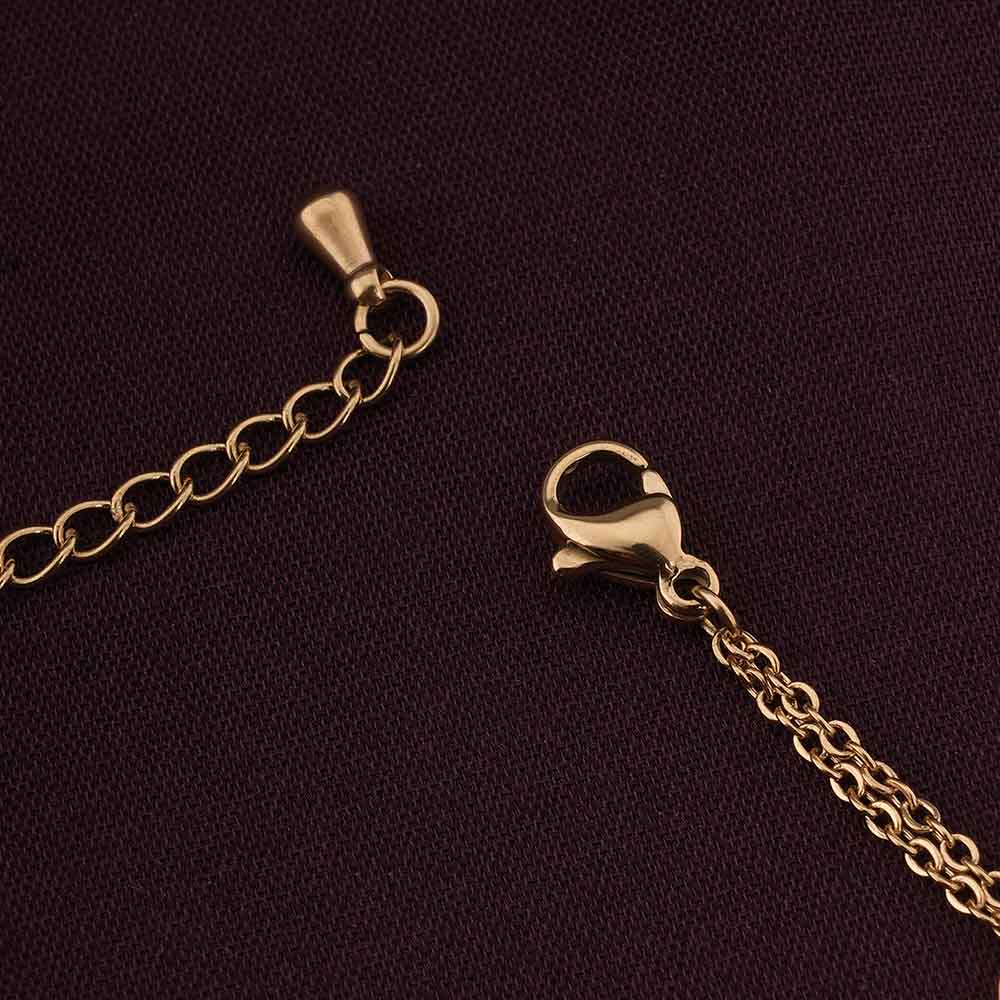 SORI STYLE Bar Charm Bracelet — side view