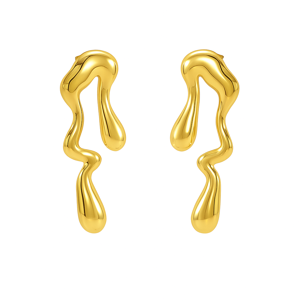 SORI STYLE Bold Waterdrop Statement Earring — main product shot