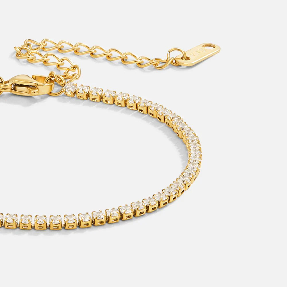 SORI STYLE Elegant Tennis Bracelet — detail close-up