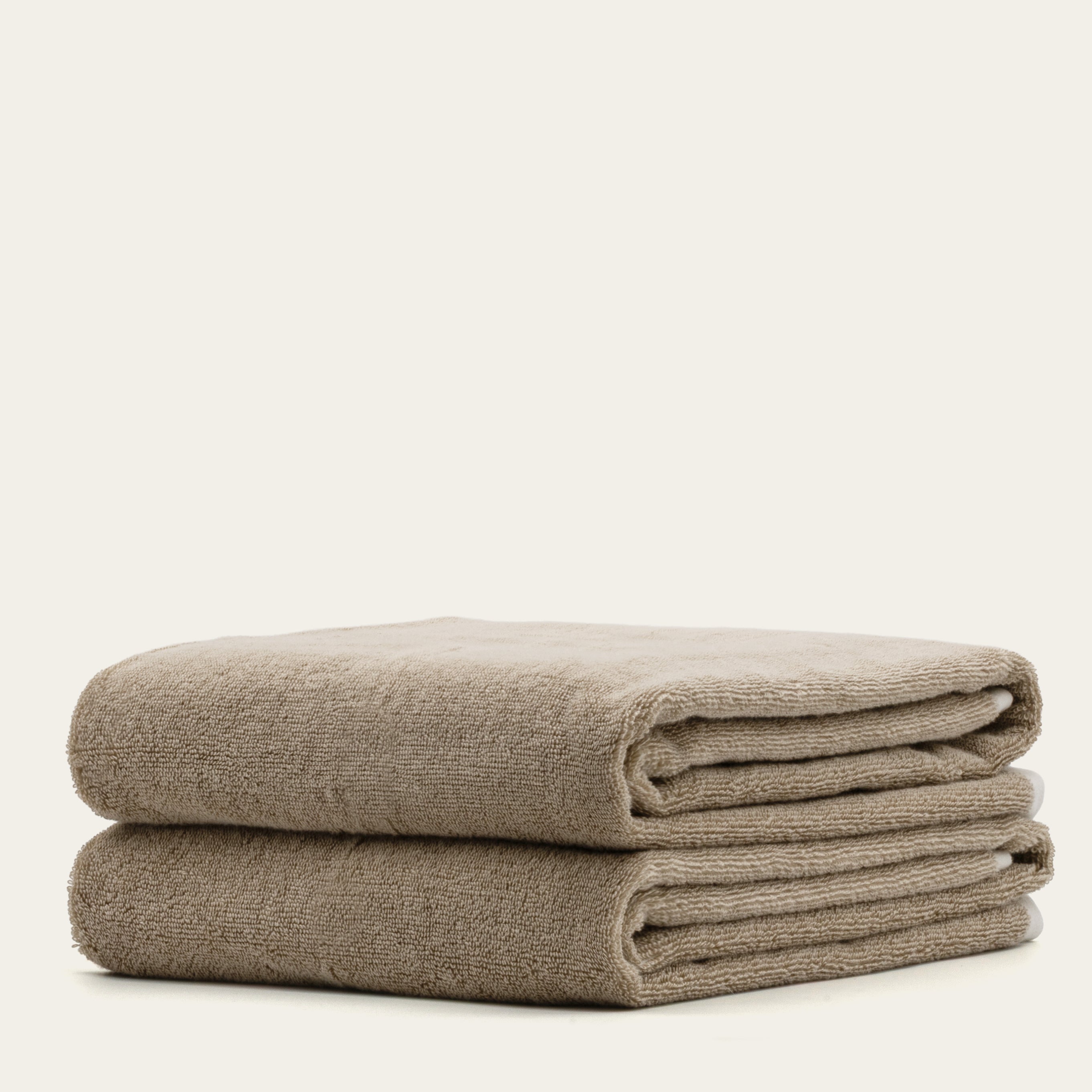 Italic Sorrel Towels — fabric or material detail
