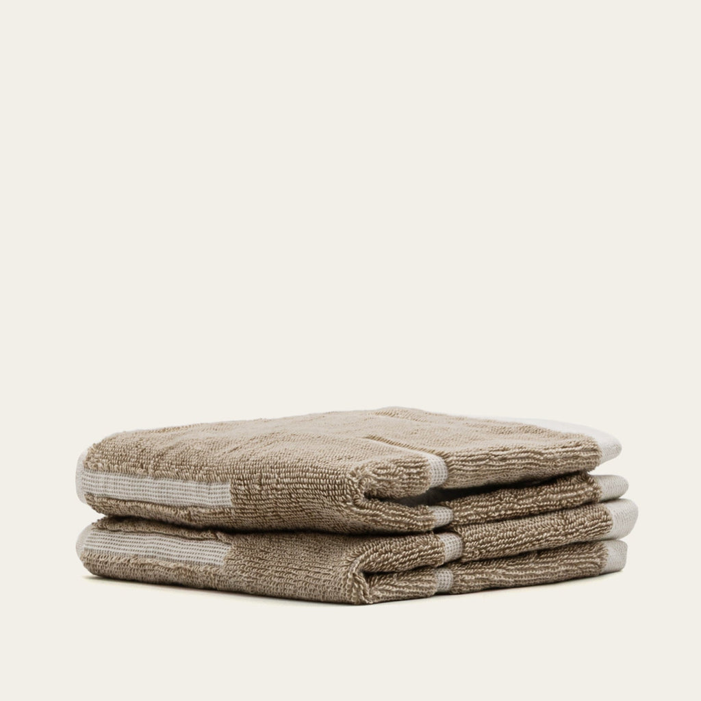 Italic Sorrel Towels — size reference