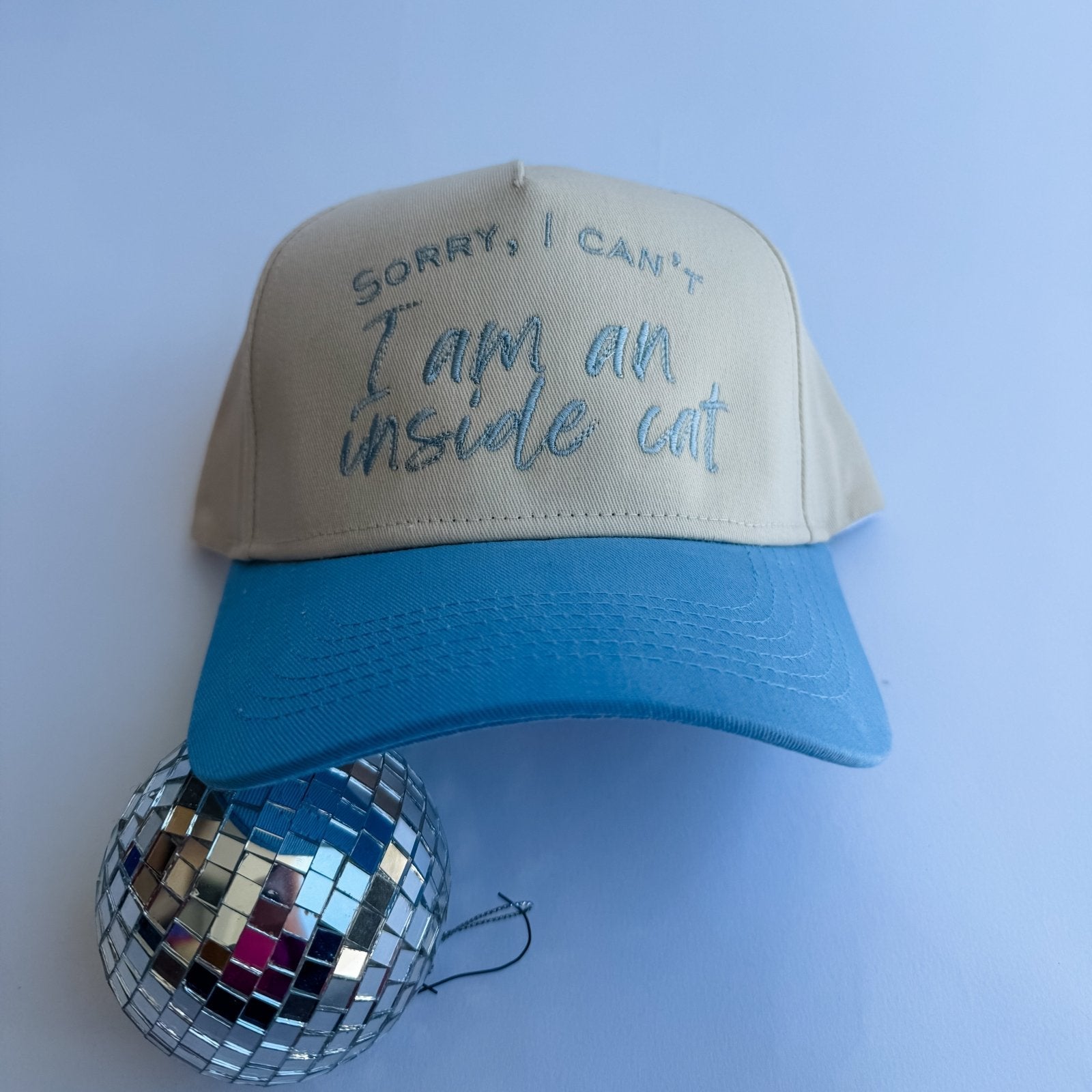 Coco & Rho Sorry, I Can’t, I Am an Inside Cat - Trucker Hat — main product shot
