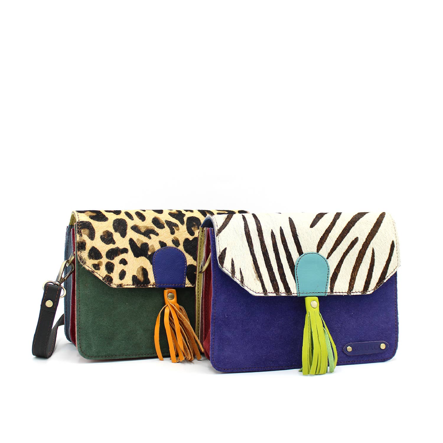 WONENA Soruka Claire · Small Suede Crossbody Bag — main product shot