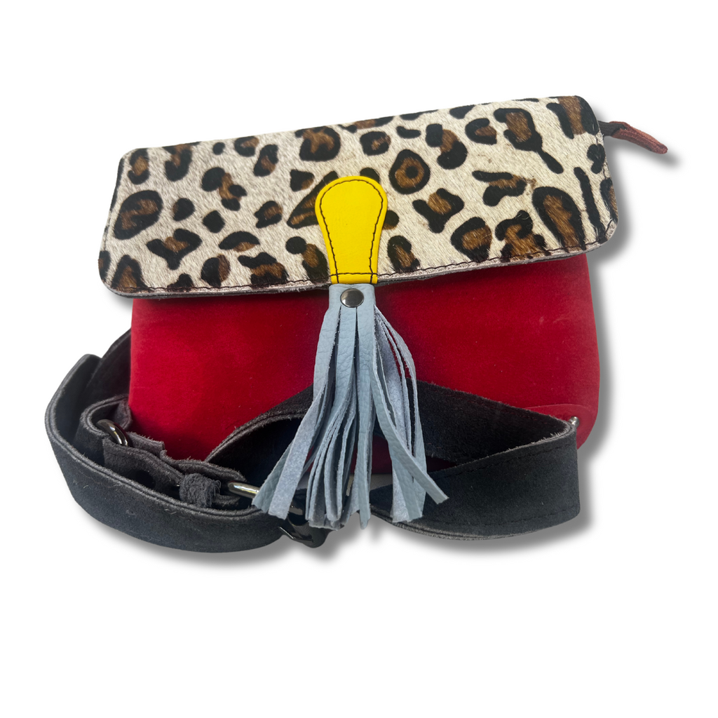 WONENA Soruka Juliette Print · Leather Belt Bag — main product shot