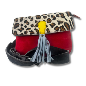 Soruka Juliette Print · Leather Belt Bag
