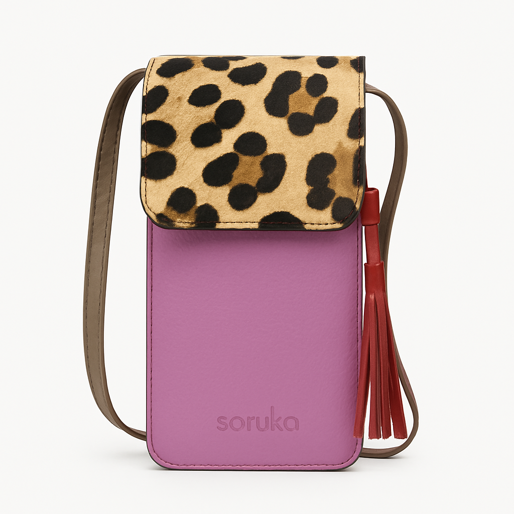 WONENA Soruka Erin Print · Leather Phone bag — detail shot 10