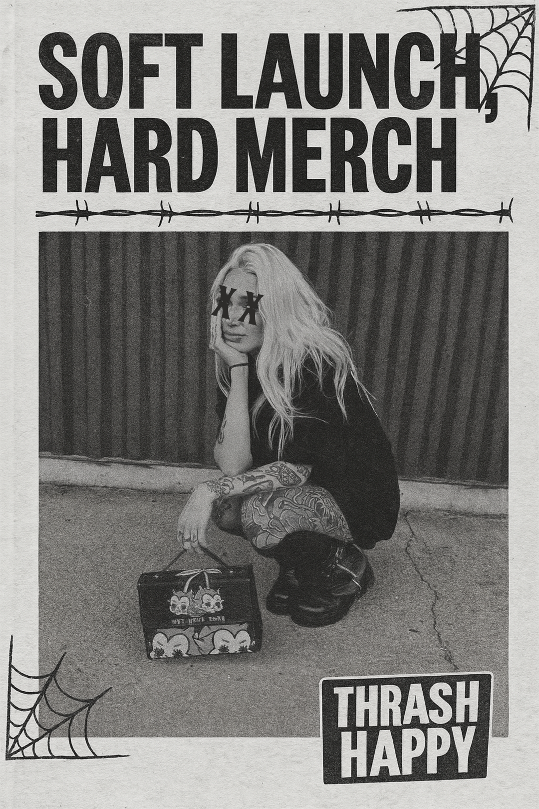 Thrash Happy Soft Launch, Hard Merch: 101 Build a Brand — main product shot
