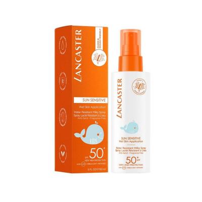 Lancaster Sun Sensitive Milky Spray For Kids SPF50 - Water-Resistant, Fragrance-Free Sunscreen Spray for Children
