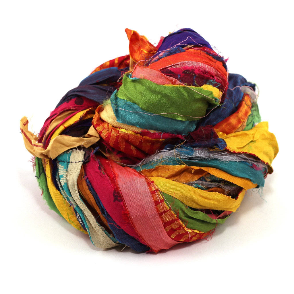 Darn Good Yarn Sparkle Me Shawl Kit — Darn Good Yarn branding close-up