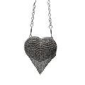 Mariam's Collection Sparkling Heart-Shaped Crossbody Bag Everyday Glam Diamond-Studded Mini Purse… — feature highlight