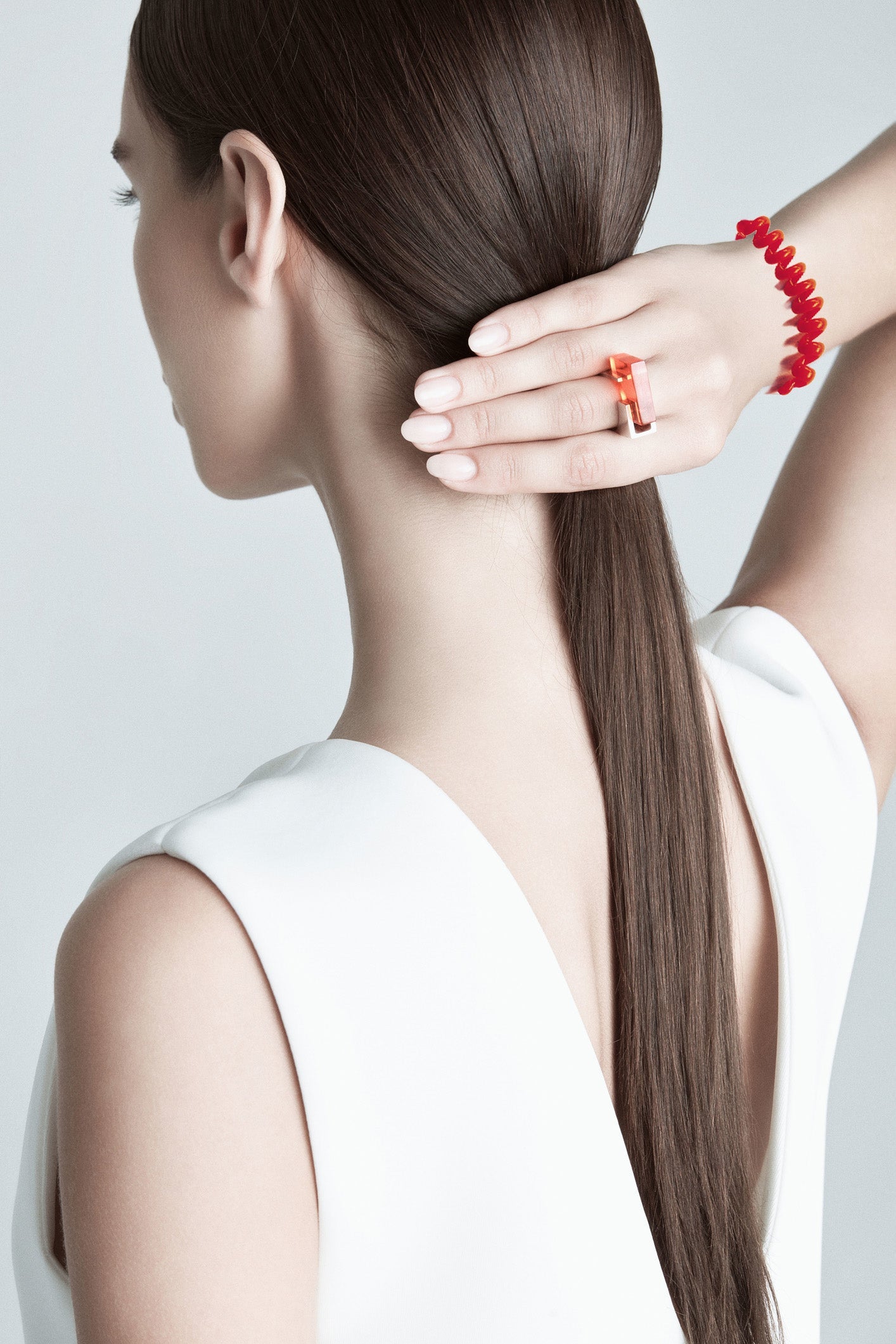 m'Chel Haircare Founder's Favorite Essential -  Spiral Hair Tie — side view