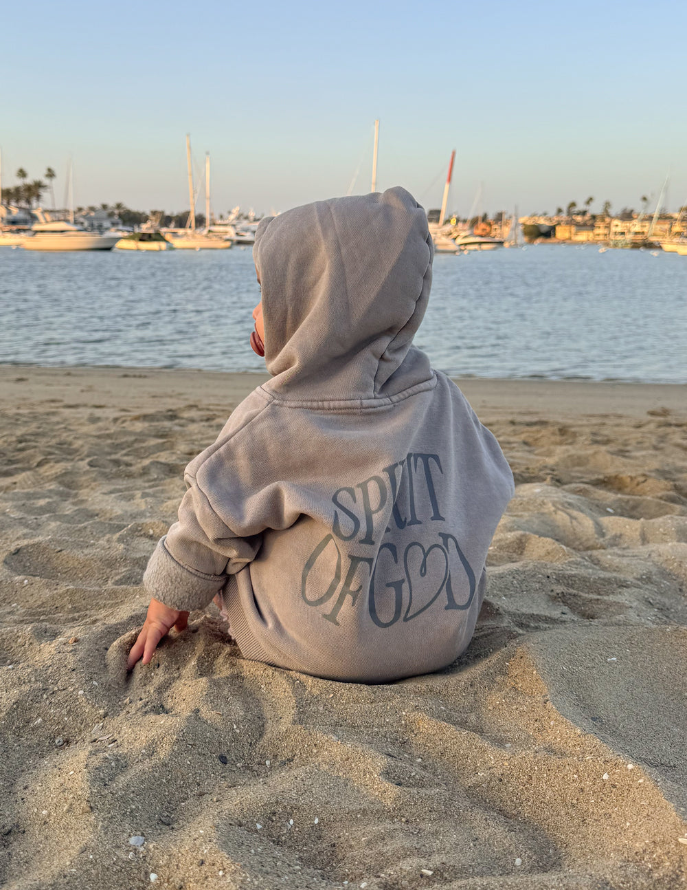 Elevated Faith Spirit of God Kids Hoodie — color detail