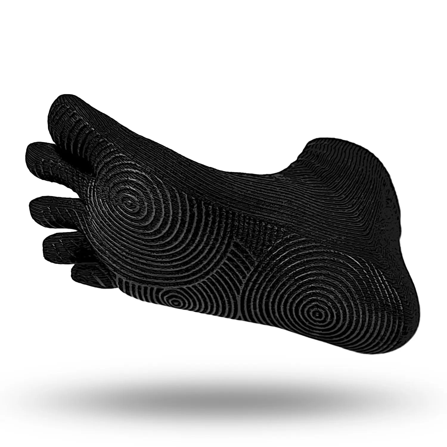 Bearfoot Splay Socks - Ankle — detail and construction