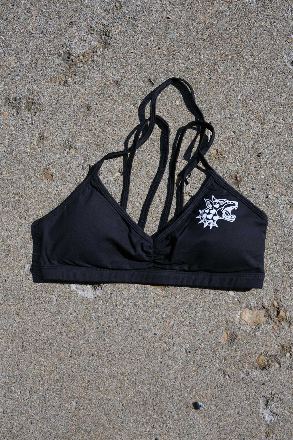 Thrash Happy Essentials Minimal Sports Bra — lifestyle context