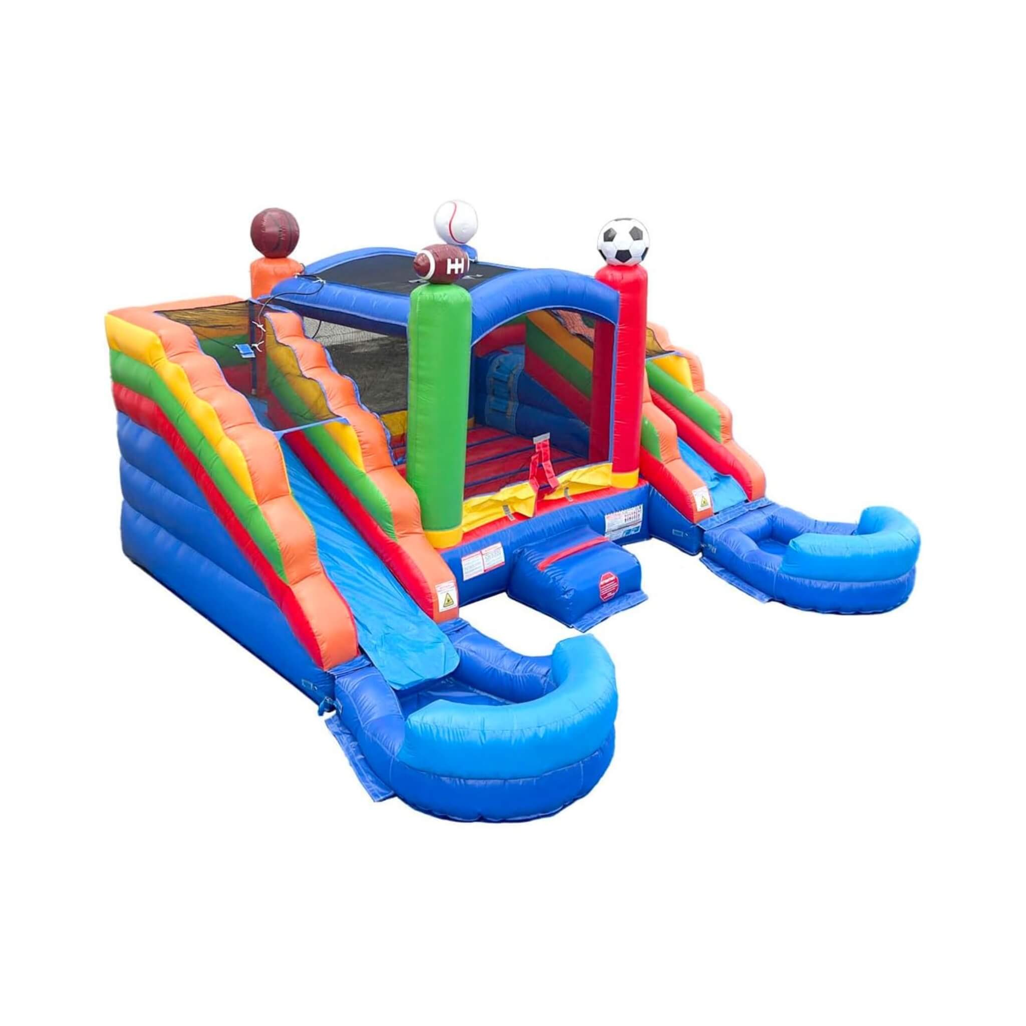 16FT Sports Castle Bounce House With Double Water Slides (SAK17635) – SAKSBY WHOLESALE, view 3