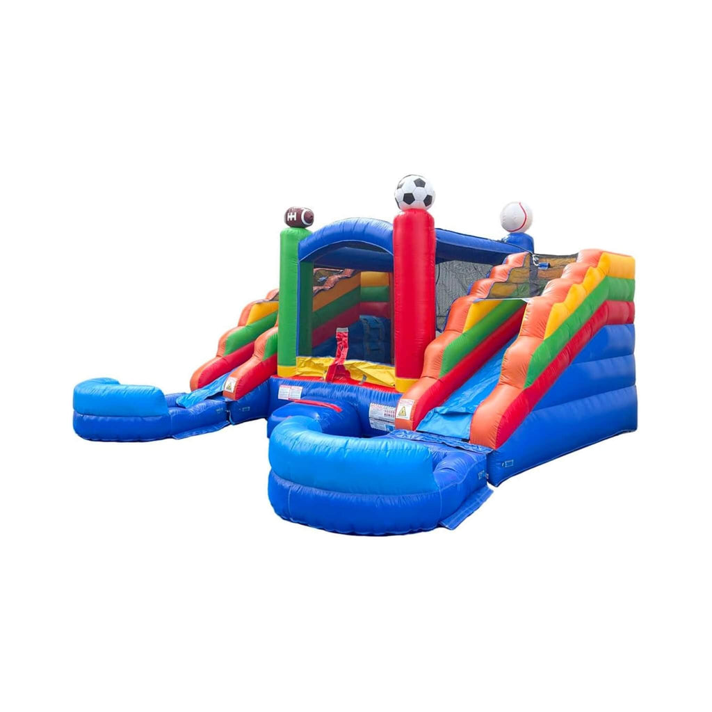 16FT Sports Castle Bounce House With Double Water Slides (SAK17635) – SAKSBY WHOLESALE, view 5