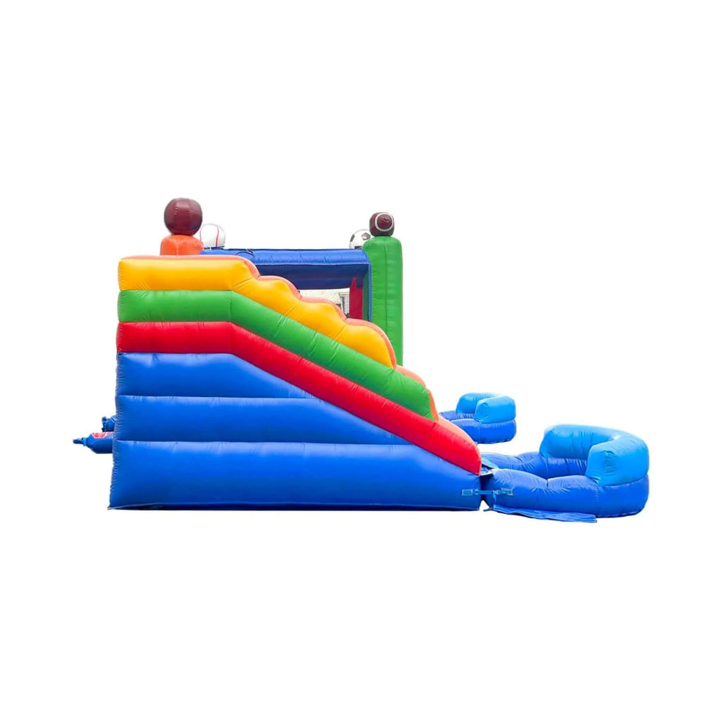 16FT Sports Castle Bounce House With Double Water Slides (SAK17635) – SAKSBY WHOLESALE, view 6