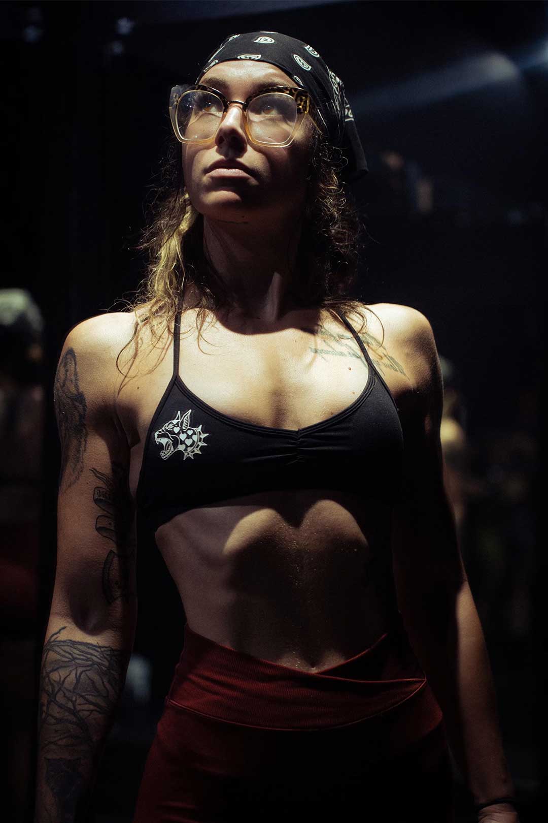 Thrash Happy Essentials Minimal Sports Bra — main product shot