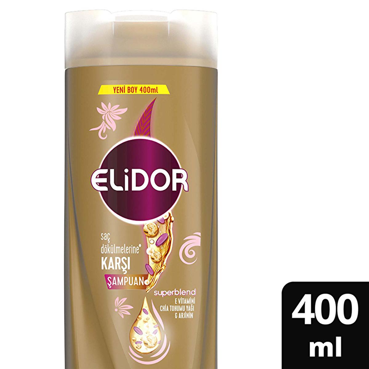 Elidor Strengthening Shampoo with Superblend Formula - Nourishing and Strengthening Hair Care
