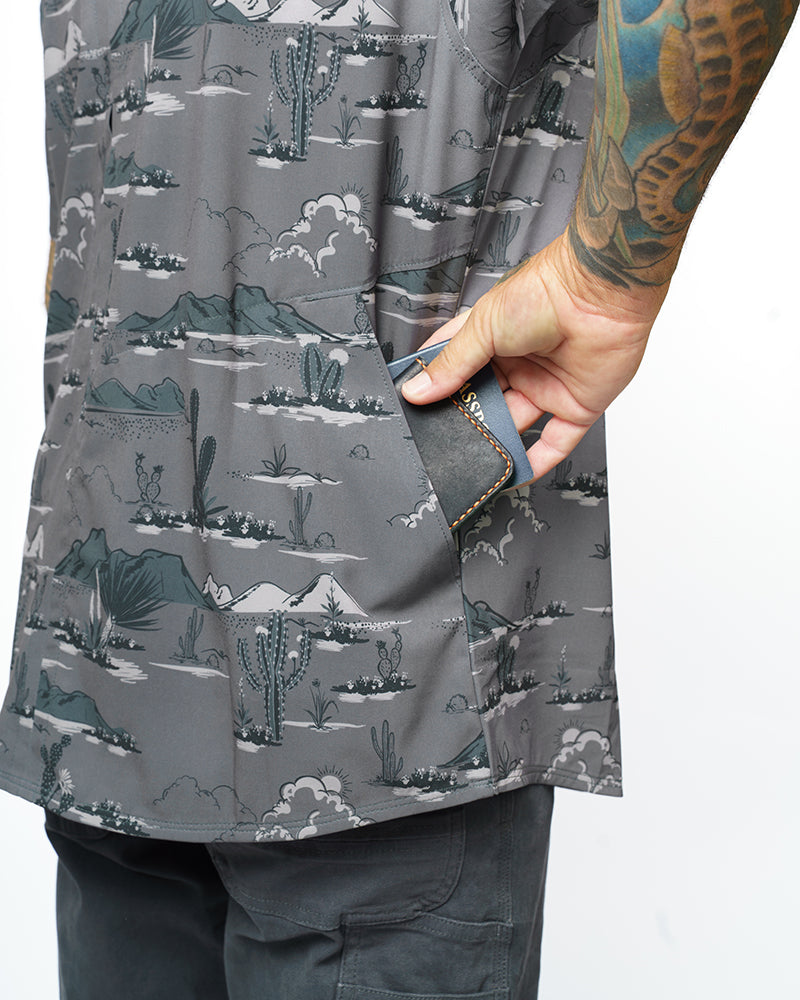 Off The Grid Surplus San Saba SS Shirt - Castlerock — color detail