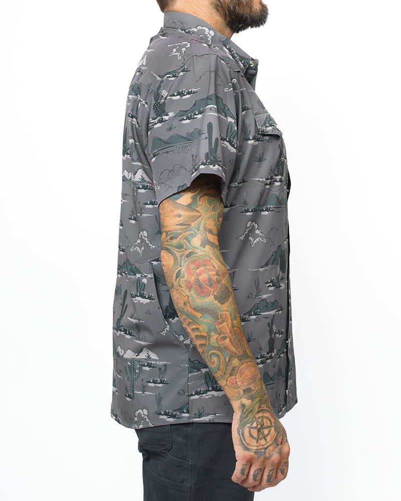 Off The Grid Surplus San Saba SS Shirt - Castlerock — side view