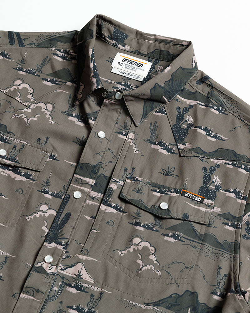Off The Grid Surplus San Saba SS Shirt - Deadwood — in-use photo