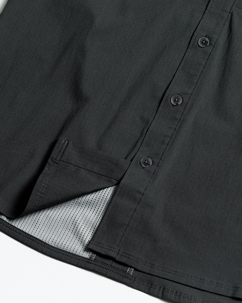 Off The Grid Surplus Thunderbolt SS Shirt - Vintage Black — color detail