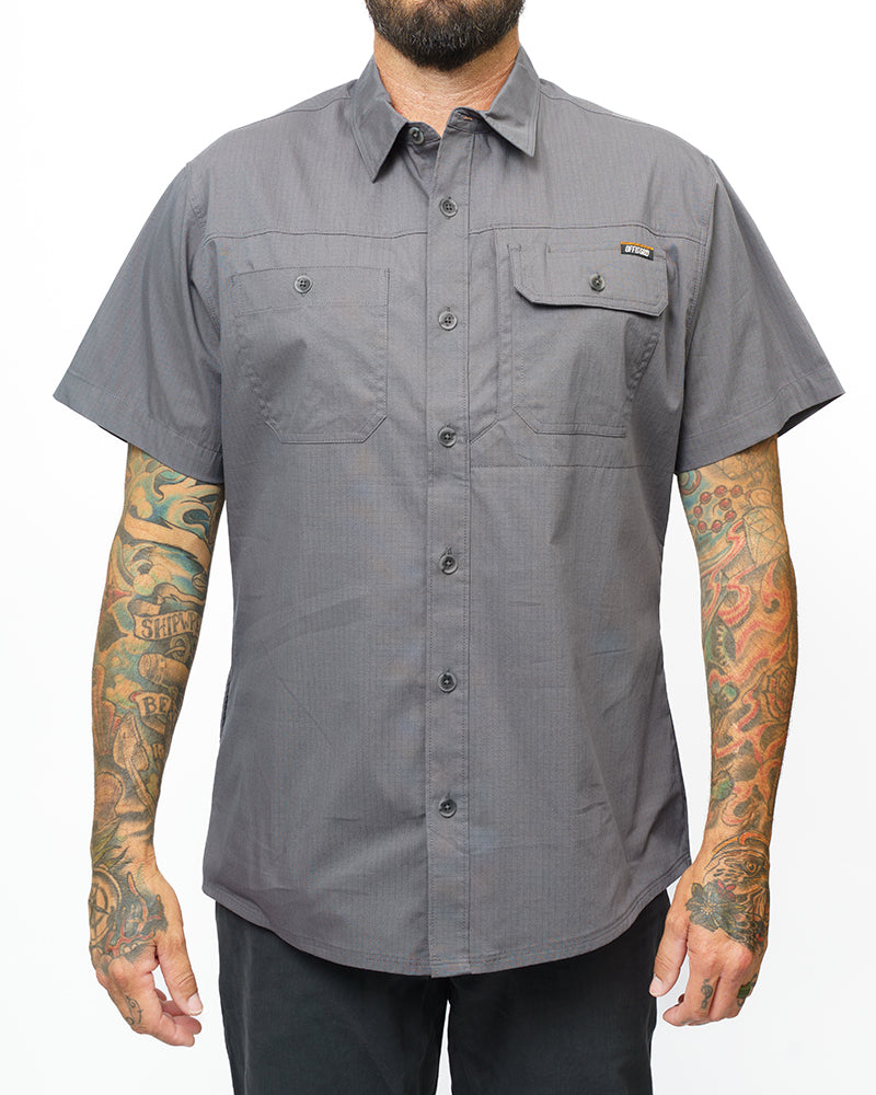 Off The Grid Surplus Thunderbolt SS Shirt - Castlerock — lifestyle context